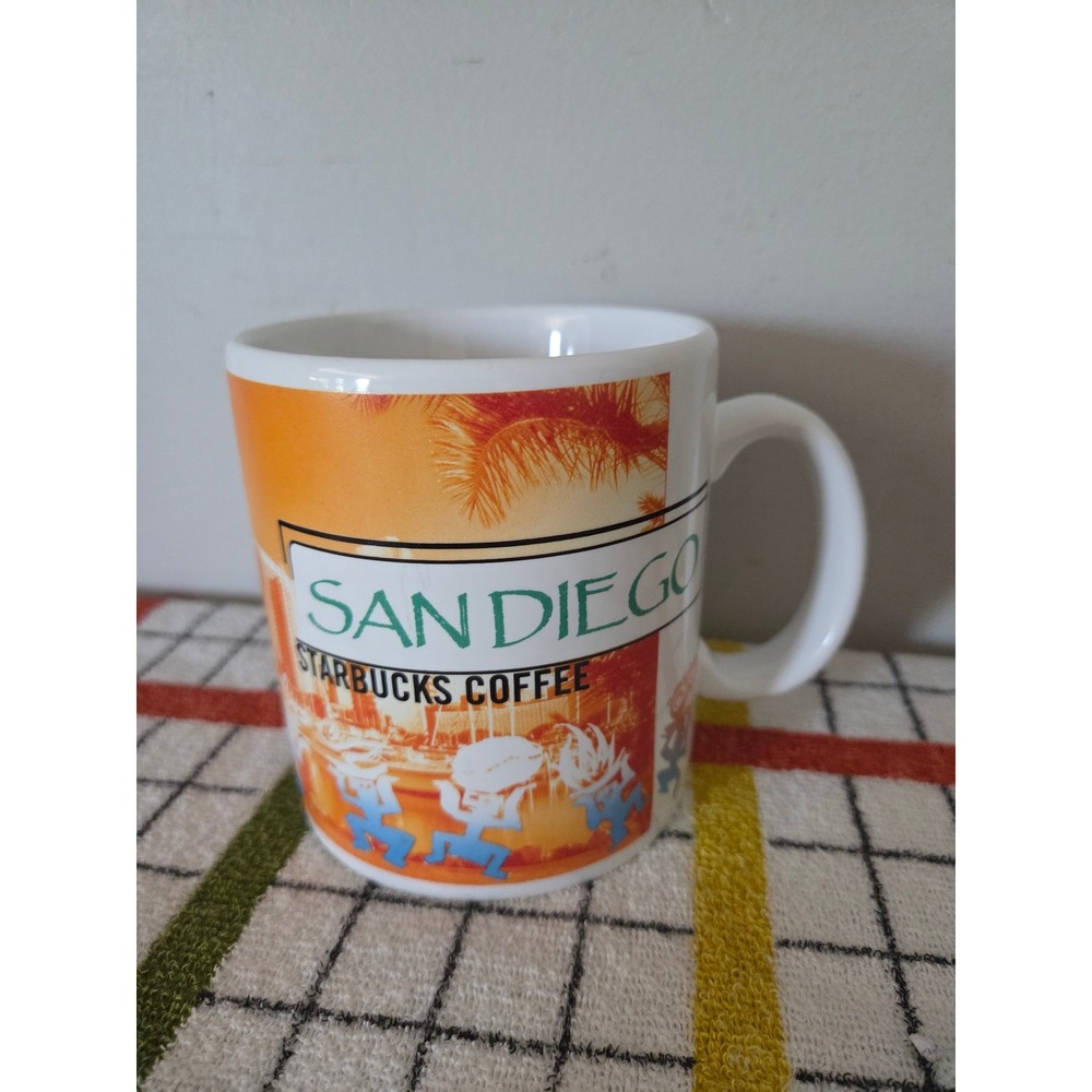 Starbucks San Diego Skyline Series City Mug Coffee Cup 1999 Ceramic 16oz